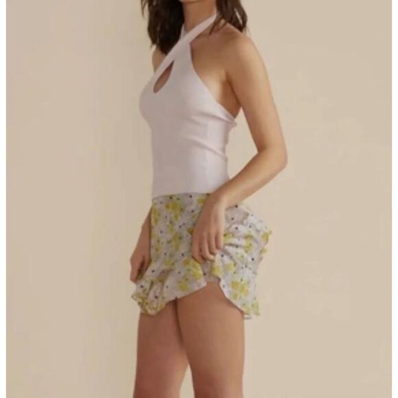 NWT MINKPINK Maitland Knit White Top M - Picture 3 of 6